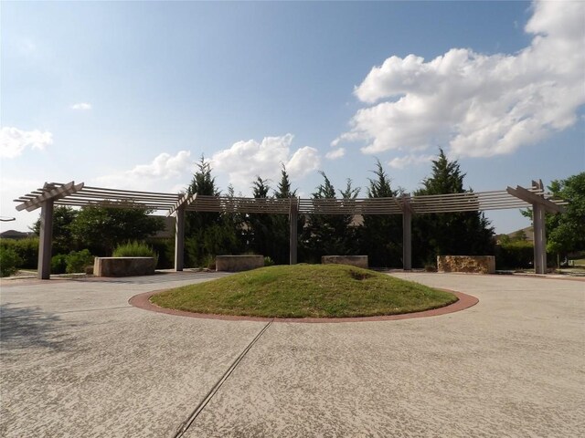 3097 Blantyre Bnd, Round Rock, TX 78664 - view of home's community with a pergola