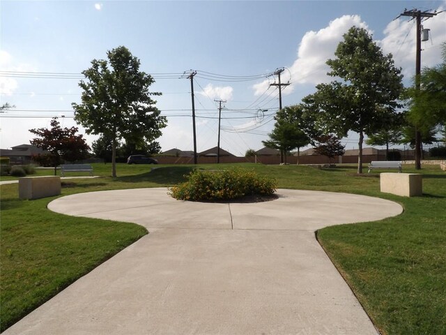 3097 Blantyre Bnd, Round Rock, TX 78664 - view of property's community featuring a yard
