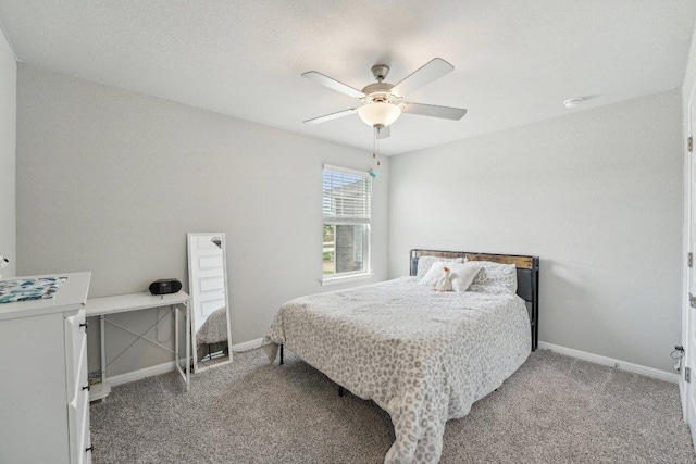 357 Cathedral Mountain Dr, Dripping Springs, TX 78620 - bedroom featuring carpet flooring, baseboards, and ceiling fan