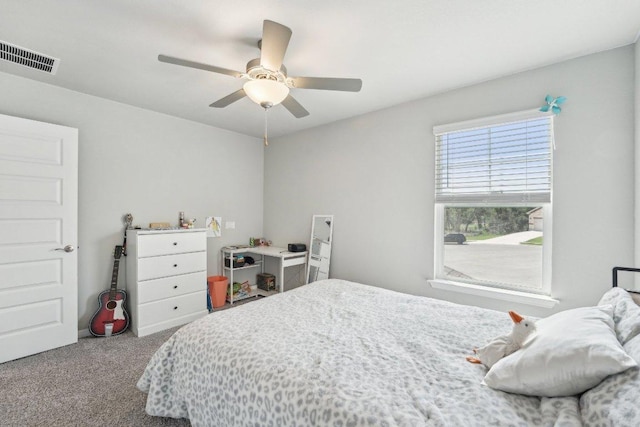 357 Cathedral Mountain Dr, Dripping Springs, TX 78620 - bedroom featuring carpet floors and ceiling fan