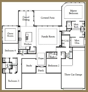 309 Yaklin Dr, Liberty Hill, TX 78642 - view of floor plan / room layout