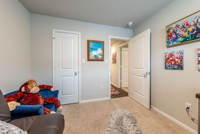 221 Tributary Way, Bastrop, TX 78602 - carpeted bedroom featuring baseboards