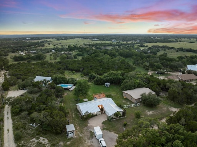 250 Porter Ln, Leander, TX 78641 - aerial view at dusk