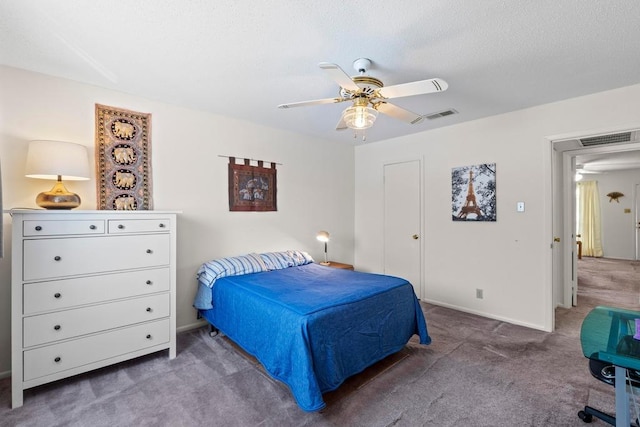 7920 Rockwood Ln Unit 232, Austin, TX 78757 - bedroom with carpet floors and a ceiling fan