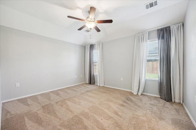 3620 Breckenridge Dr, Austin, TX 78744 - empty room with carpet, ceiling fan, and baseboards