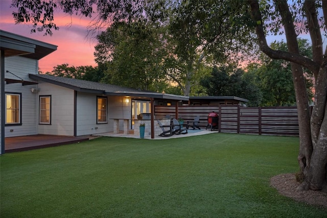 7517 Saint Louis St, Austin, TX 78757 - view of yard featuring a patio area