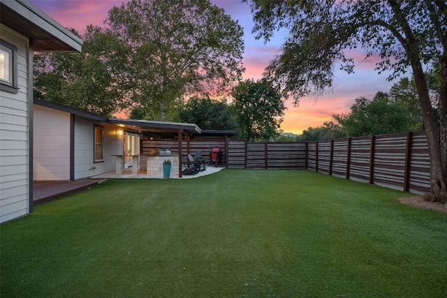 7517 Saint Louis St, Austin, TX 78757 - view of yard featuring a patio area