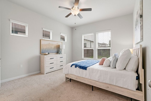 9904 Comely Bnd, Manor, TX 78653 - bedroom featuring light carpet and a ceiling fan