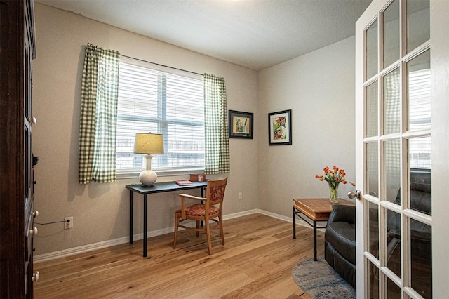 205 Michaelis Dr, Leander, TX 78641 - office with light wood-style flooring and baseboards