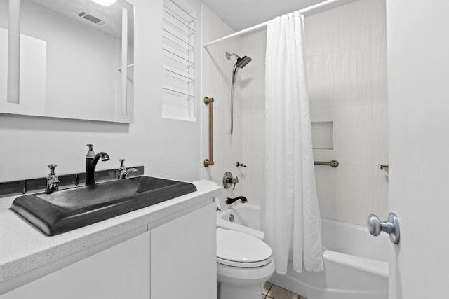 3105 Steck Ave, Austin, TX 78757 - bathroom with shower / tub combo with curtain, toilet, and vanity