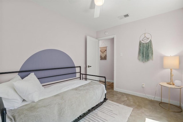 1514 Turtle Creek Blvd, Austin, TX 78745 - bedroom featuring baseboards and a ceiling fan