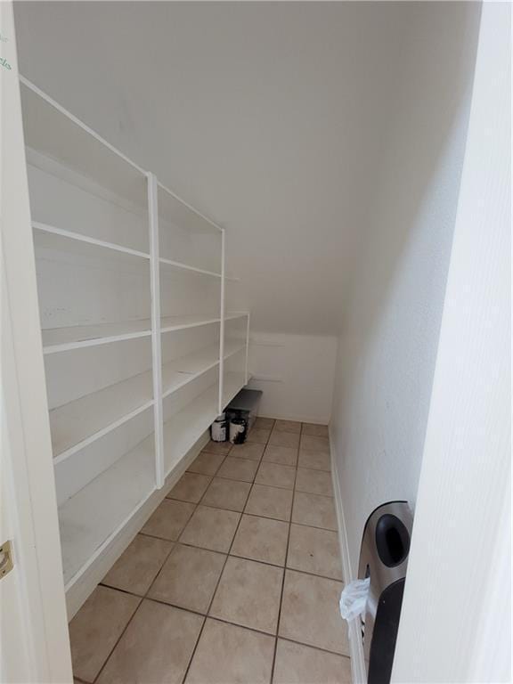 view of storage room