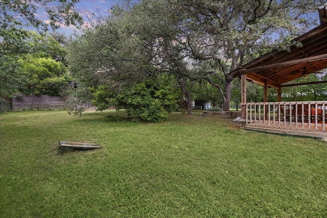 11900 Tunnel Trl, Manchaca, TX 78652 - view of yard featuring a deck