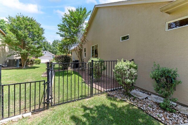103 Winecup Way, Georgetown, TX 78633 - view of property exterior featuring stucco siding and central AC