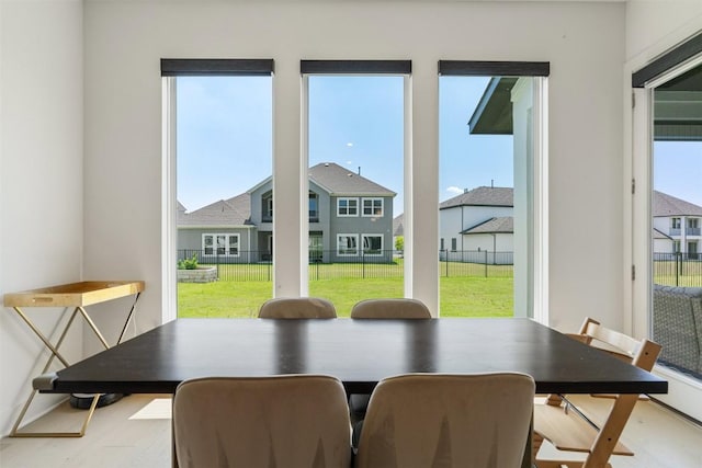 2905 Canto Trce, Leander, TX 78641 - dining room with wood finished floors and a residential view