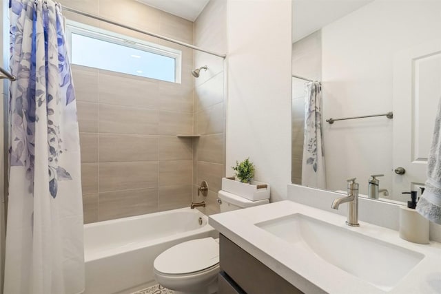 2905 Canto Trce, Leander, TX 78641 - full bath with shower / bathtub combination with curtain, vanity, and toilet