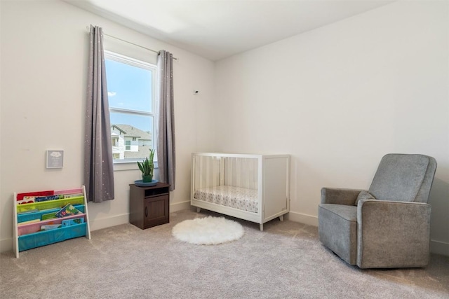2905 Canto Trce, Leander, TX 78641 - bedroom featuring carpet flooring, a nursery area, and baseboards