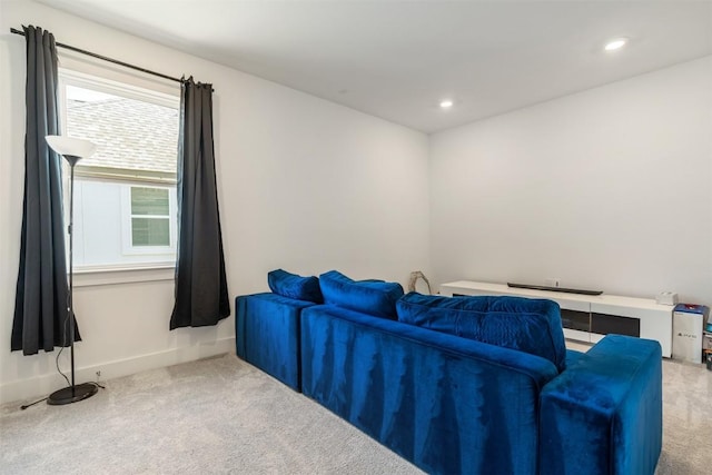 2905 Canto Trce, Leander, TX 78641 - home theater featuring carpet and recessed lighting