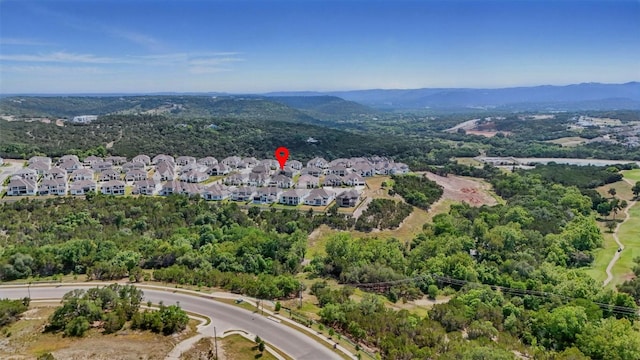 2905 Canto Trce, Leander, TX 78641 - aerial perspective of suburban area with mountains