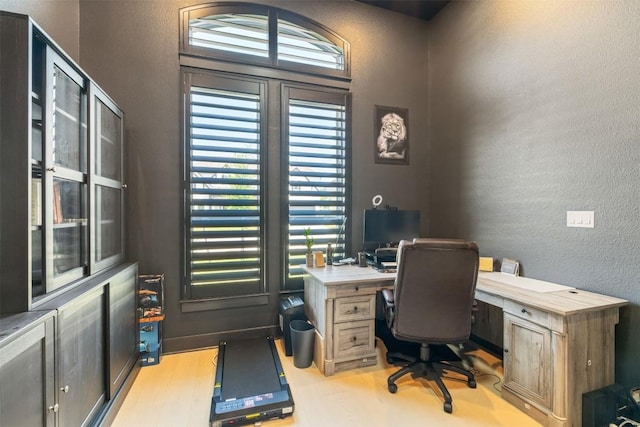 2905 Canto Trce, Leander, TX 78641 - office featuring a textured wall