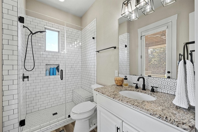 101 Aldea St, Georgetown, TX 78633 - full bathroom with vanity and a stall shower