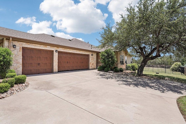 101 Aldea St, Georgetown, TX 78633 - view of front facade with concrete driveway and a garage