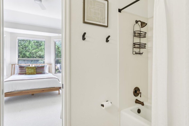 400 Goodnight Trl, Dripping Springs, TX 78620 - full bath featuring shower / bath combination with curtain