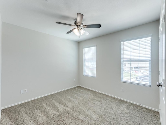 204 Magione St, Hutto, TX 78634 - carpeted empty room featuring ceiling fan and baseboards