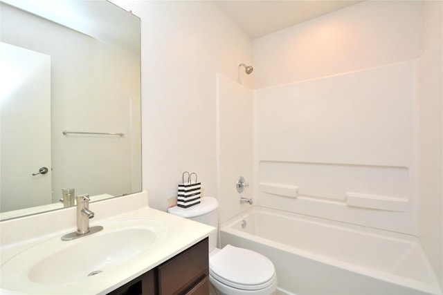 1902 Tranquilo Trl, Austin, TX 78744 - bathroom with bathtub / shower combination, vanity, and toilet