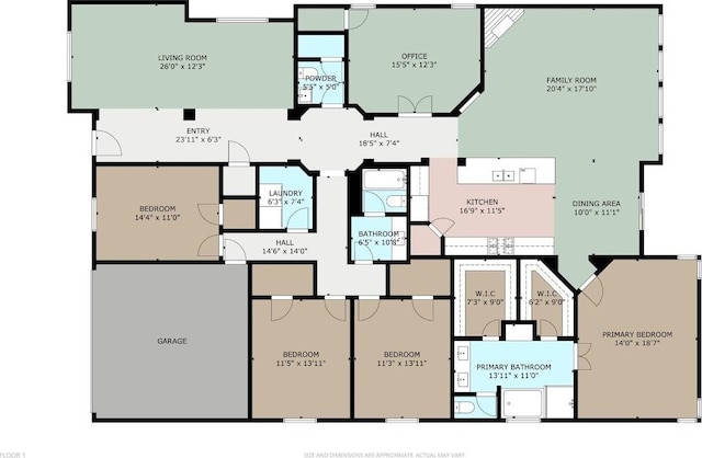 15617 Staffordshire Ln, Austin, TX 78717 - view of floor plan / room layout