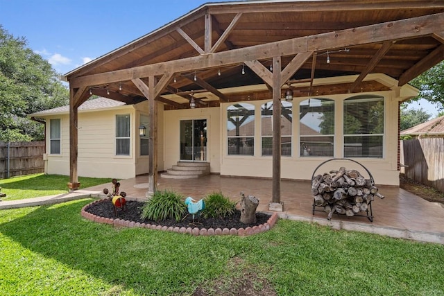15617 Staffordshire Ln, Austin, TX 78717 - rear view of property featuring a patio