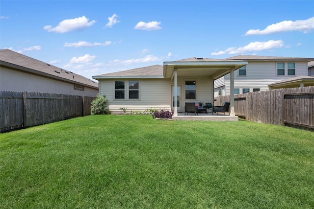 212 Canis St, Georgetown, TX 78628 - back of house with a patio area
