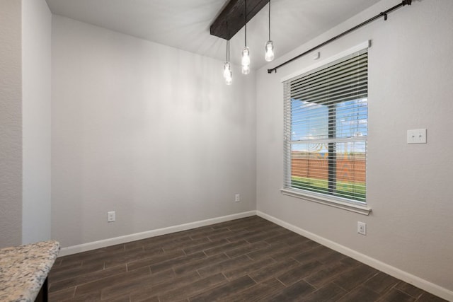 854 Pumpkin Rdg, New Braunfels, TX 78130 - unfurnished room featuring dark wood-type flooring and baseboards