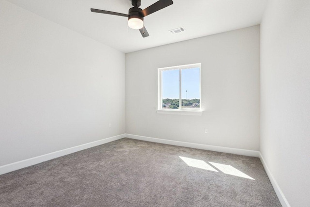 16825 Roselin Dr, Austin, TX 78738 - unfurnished room with carpet floors, ceiling fan, and baseboards