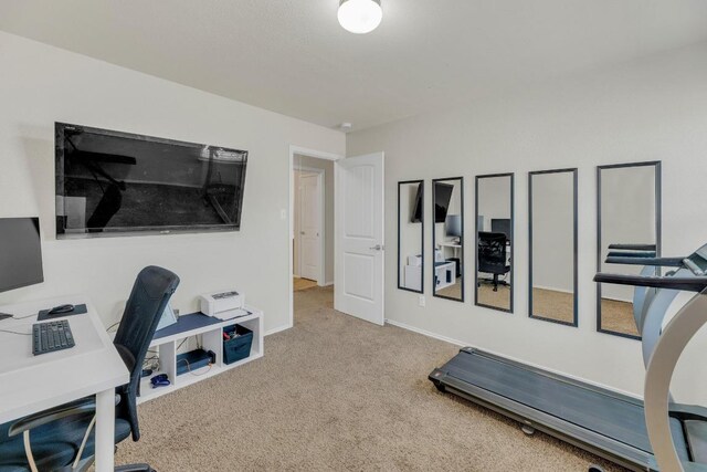 116 Bufflehead, Leander, TX 78641 - carpeted office with baseboards