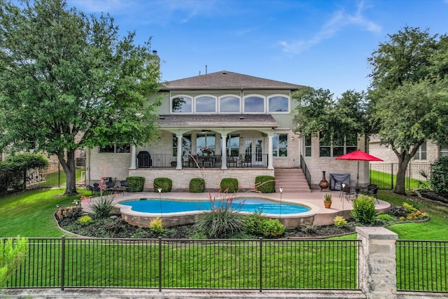 10524 Roy Butler Dr, Austin, TX 78717 - rear view of house featuring a patio area and roof with shingles