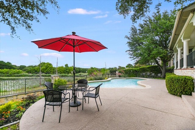 10524 Roy Butler Dr, Austin, TX 78717 - view of swimming pool featuring a patio area