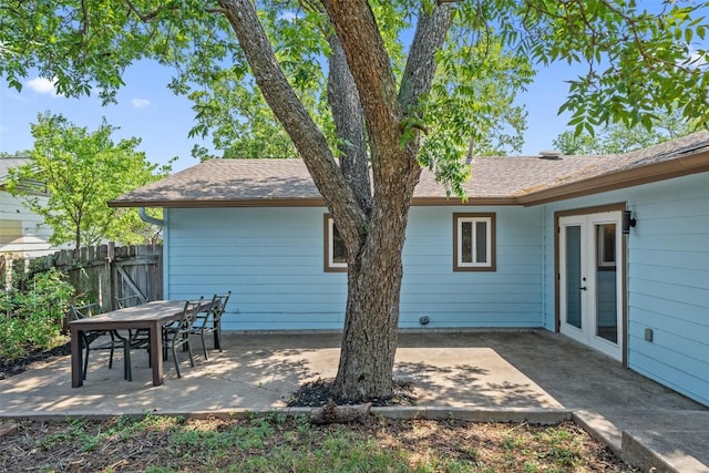 1012 Chesapeake Dr, Austin, TX 78758 - back of house featuring french doors and a patio area