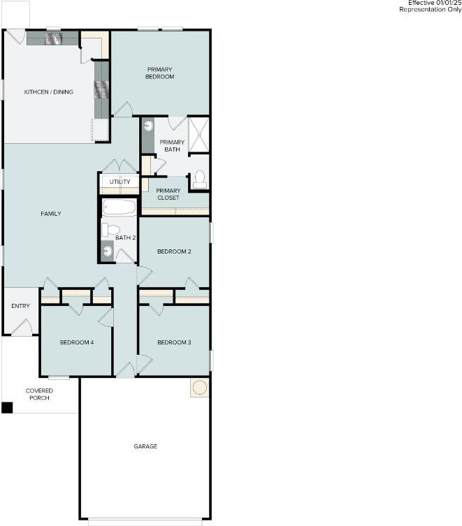 5408 Lomasso Dr, Austin, TX 78747 - home floor plan