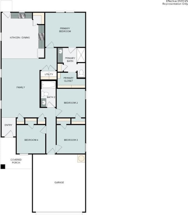 5408 Lomasso Dr, Austin, TX 78747 - home floor plan