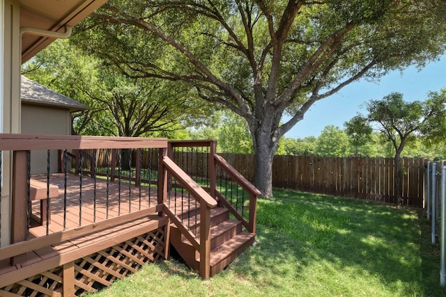 14943 Doria Dr, Austin, TX 78728 - view of yard with a deck