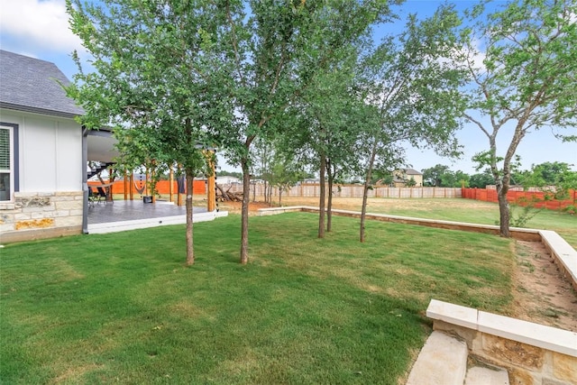 123 Zacate St, Elgin, TX 78621 - view of yard