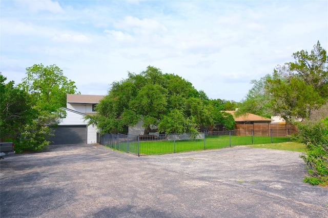 808 Vanguard St, Austin, TX 78734 - obstructed view of property with an outbuilding and a garage