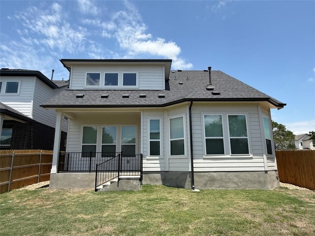 245 Darley Oak Dr, Dripping Springs, TX 78620 - back of house with roof with shingles