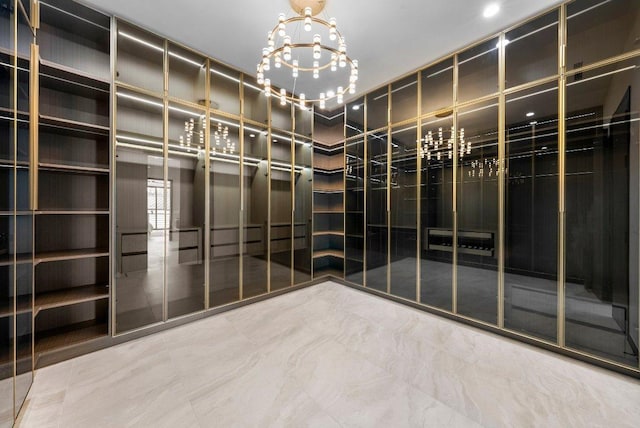 101 S Lake Hills Dr, Austin, TX 78733 - spacious closet featuring a chandelier