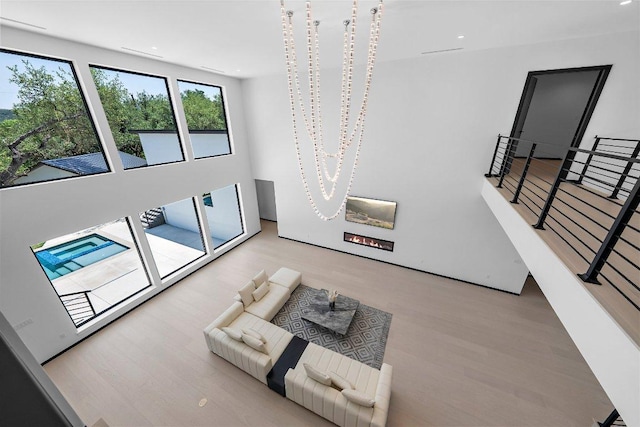 101 S Lake Hills Dr, Austin, TX 78733 - living room with wood finished floors and recessed lighting