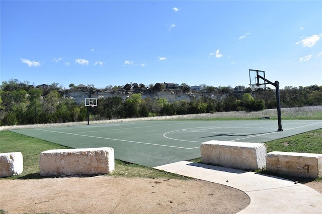 204 Chickadee Ln, Leander, TX 78641 - view of sport court with community basketball court