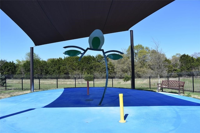 204 Chickadee Ln, Leander, TX 78641 - view of basketball court with view of wooded area