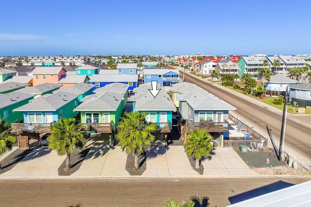 1924 S 11th St Unit 2, Port Aransas, TX 78373 - aerial perspective of suburban area