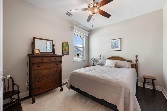 213 Russet Trl, Georgetown, TX 78628 - bedroom with baseboards and a ceiling fan